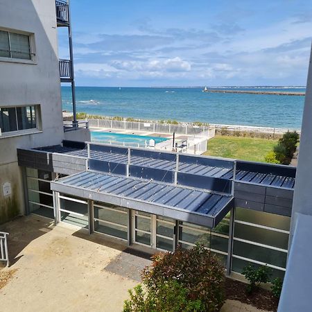 Appartement vue latérale mer Le Croisic Exterior foto